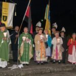 Lichterprozession am Wallfahrtsort „Maria im Grünen Tal“ zu Retzbach Bild: Karin Bohn