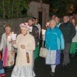 Lichterprozession am Wallfahrtsort „Maria im Grünen Tal“ zu Retzbach Bild: Karin Bohn