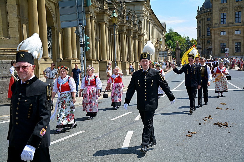 Kiliani Trachtenfestzug 2017 Foto: Karin Bohn