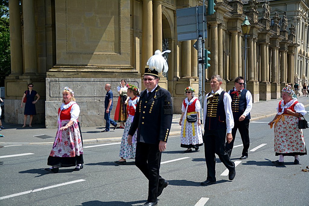 Kiliani Trachtenfestzug 2017 Foto: Karin Bohn